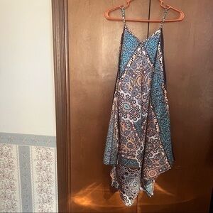 MPH Collection Scarf Dress NWT Small Adjustable Straps Grommets at Neckline❤️